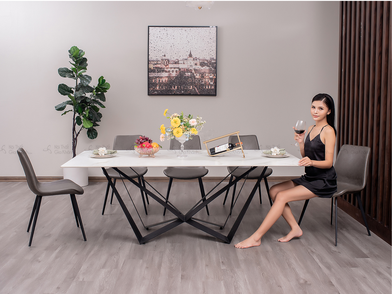 Những mẫu thiết kế bàn ăn đẹp hiện đại nhất hiện nay