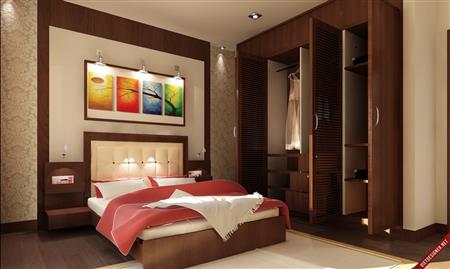 mẫu thiết kế nội thất phòng ngủ nhỏ, đẹp, hiện đại