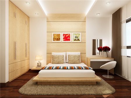 mẫu thiết kế nội thất phòng ngủ nhỏ, đẹp, hiện đại
