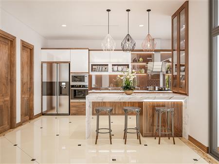 Mẫu nhà bếp đẹp sang trọng, ấn tượng