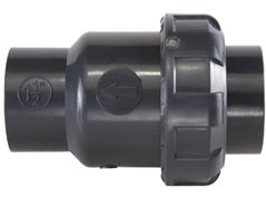 Van 1 chiều nhựa PVC nối rắc co 1