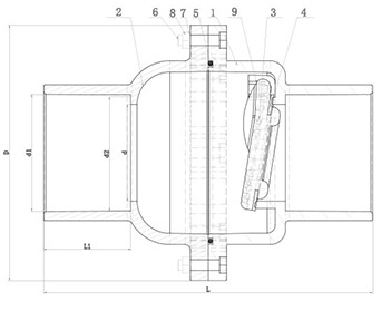 Van nhựa 1 chiều PVC ảnh thông số