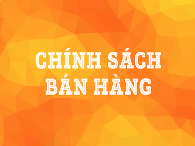 Chính sách bán hàng