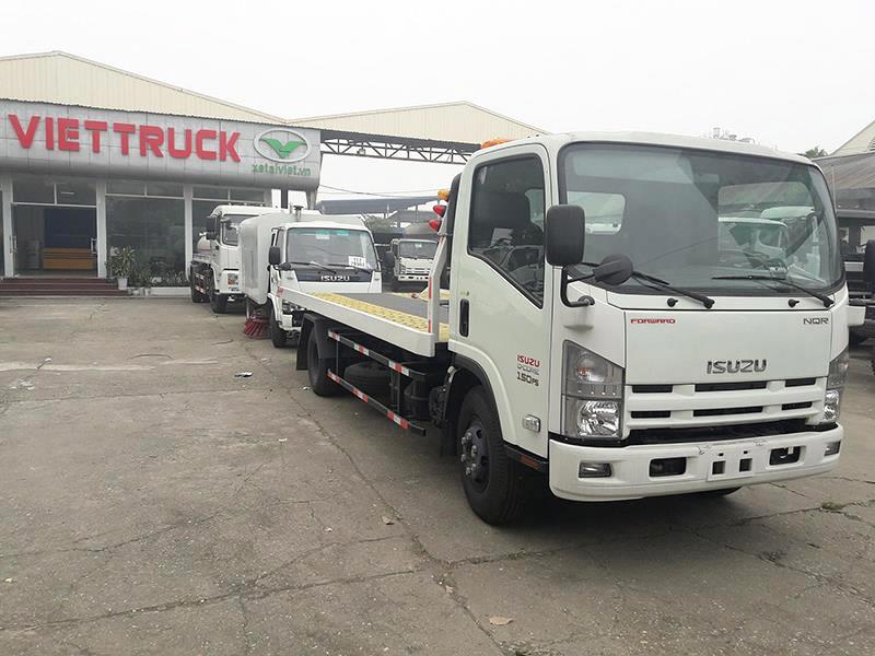 Xe cứu hộ sàn trượt 3,5 tấn Isuzu