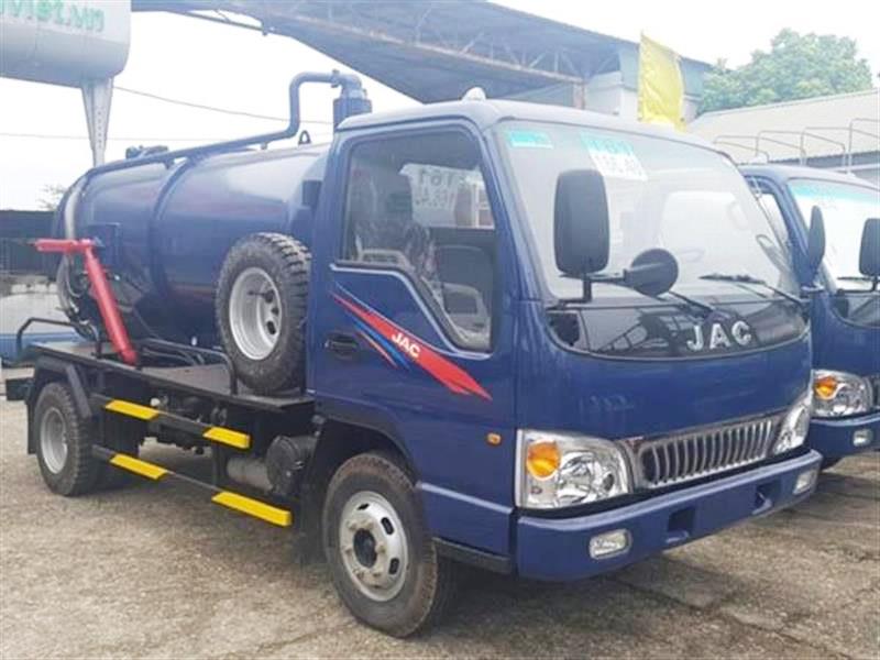 Xe hút chất thải 4 khối Jac 4m3