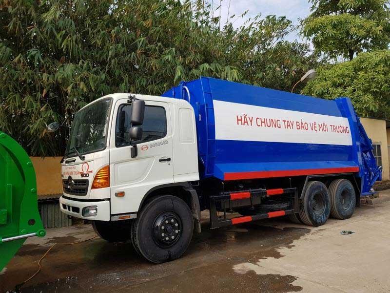 Xe ép rác 22 khối Hino 22m3