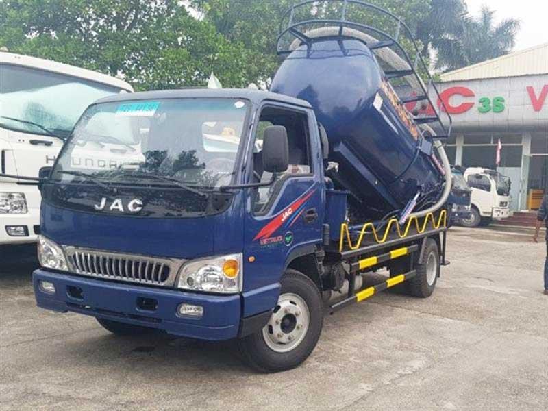 Xe hút chất thải 6 khối Jac 6m3