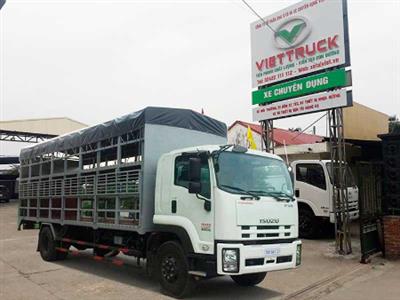 Xe chở xe máy 8.7 tấn ISUZU FVR34S thùng siêu dài