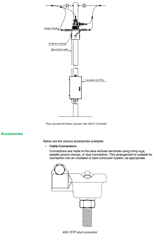 Máy cắt Recloser Schneider W-Series 2