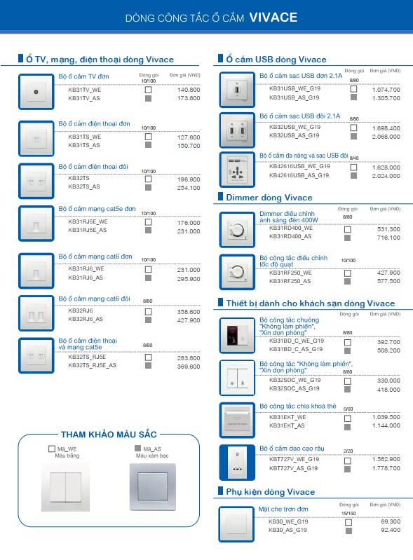 Công tắc ổ cắm Vivace Schneider 2