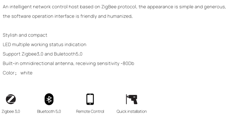 Zigbee 3.0 gateway