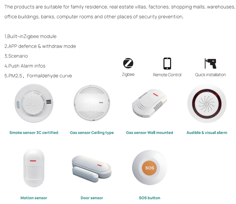 K series Home security sensor