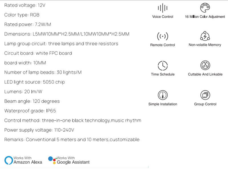 508 Wi-fi light trip 5m/10m