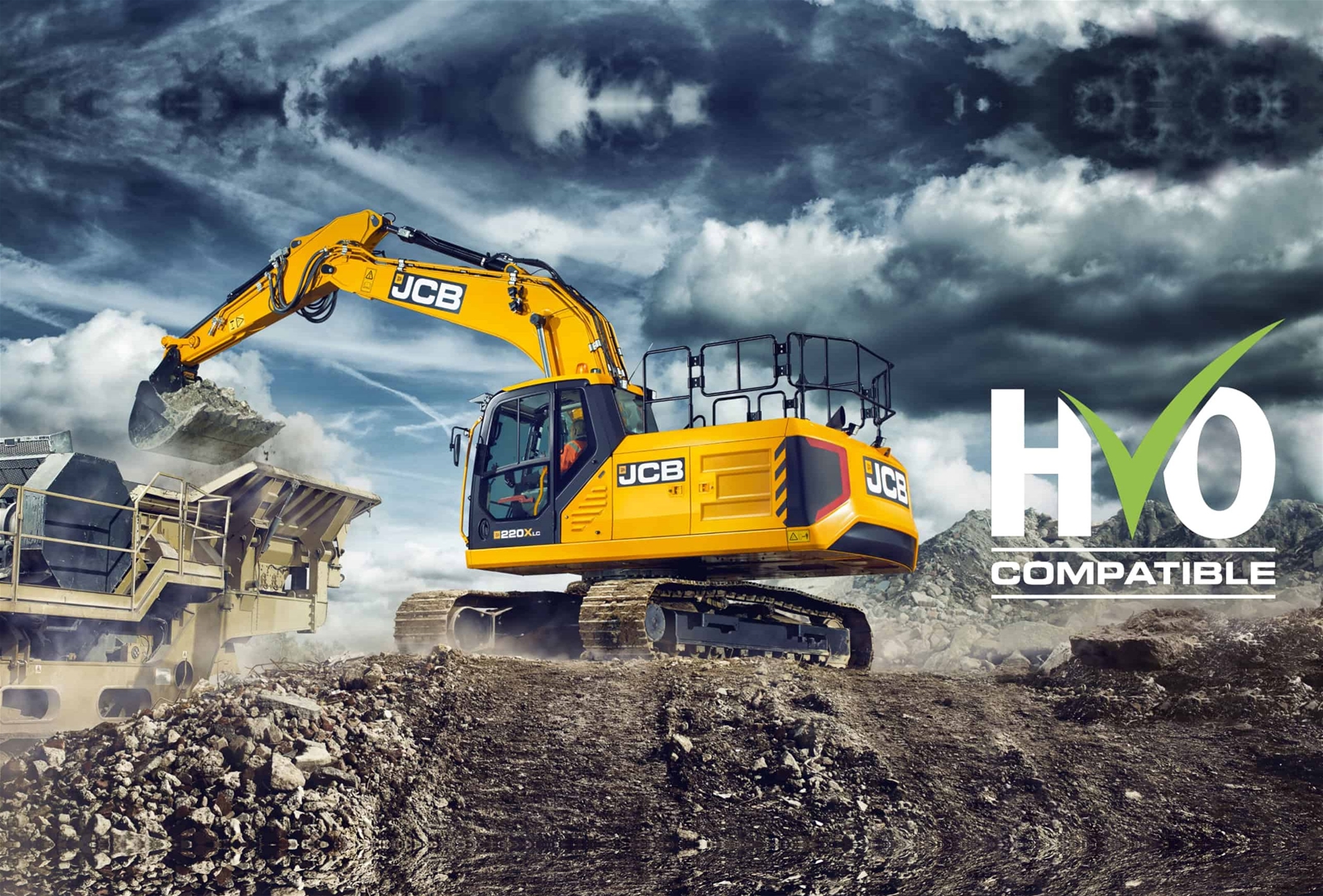 JCB và động cơ sử dụng nhiên liệu mới HVO