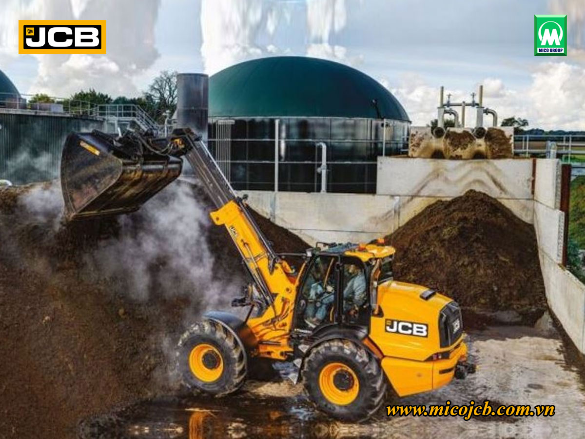 máy xây dựng JCB trong Nhà máy công nghiệp