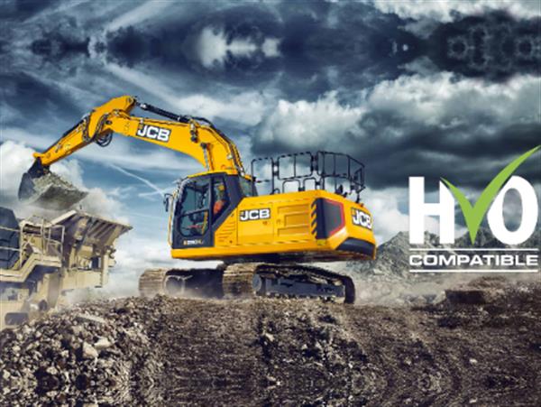 JCB và động cơ sử dụng nhiên liệu mới HVO