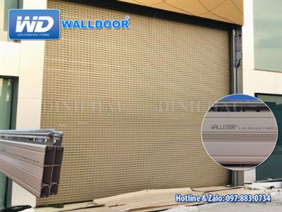 Cửa cuốn nan nhôm khe thoáng Walldoor T68