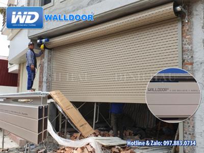 Cửa cuốn nan nhôm khe thoáng Walldoor T60B